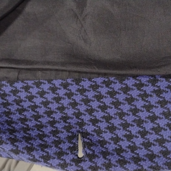 Vintage Long Houndsthooth Blazer - Picture 8 of 8